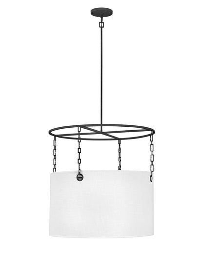 Hinkley Lighting Tribeca Large Drum Black 38406BLK