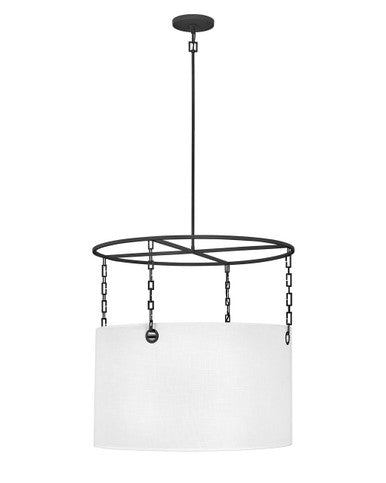 Hinkley Lighting Tribeca Large Drum Black 38406BLK