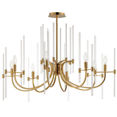 Maxim Divine 8-Light Chandelier in Heritage 38408CLHR