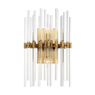 Maxim Divine 2-Light Wall Sconce in Heritage 38409CLHR