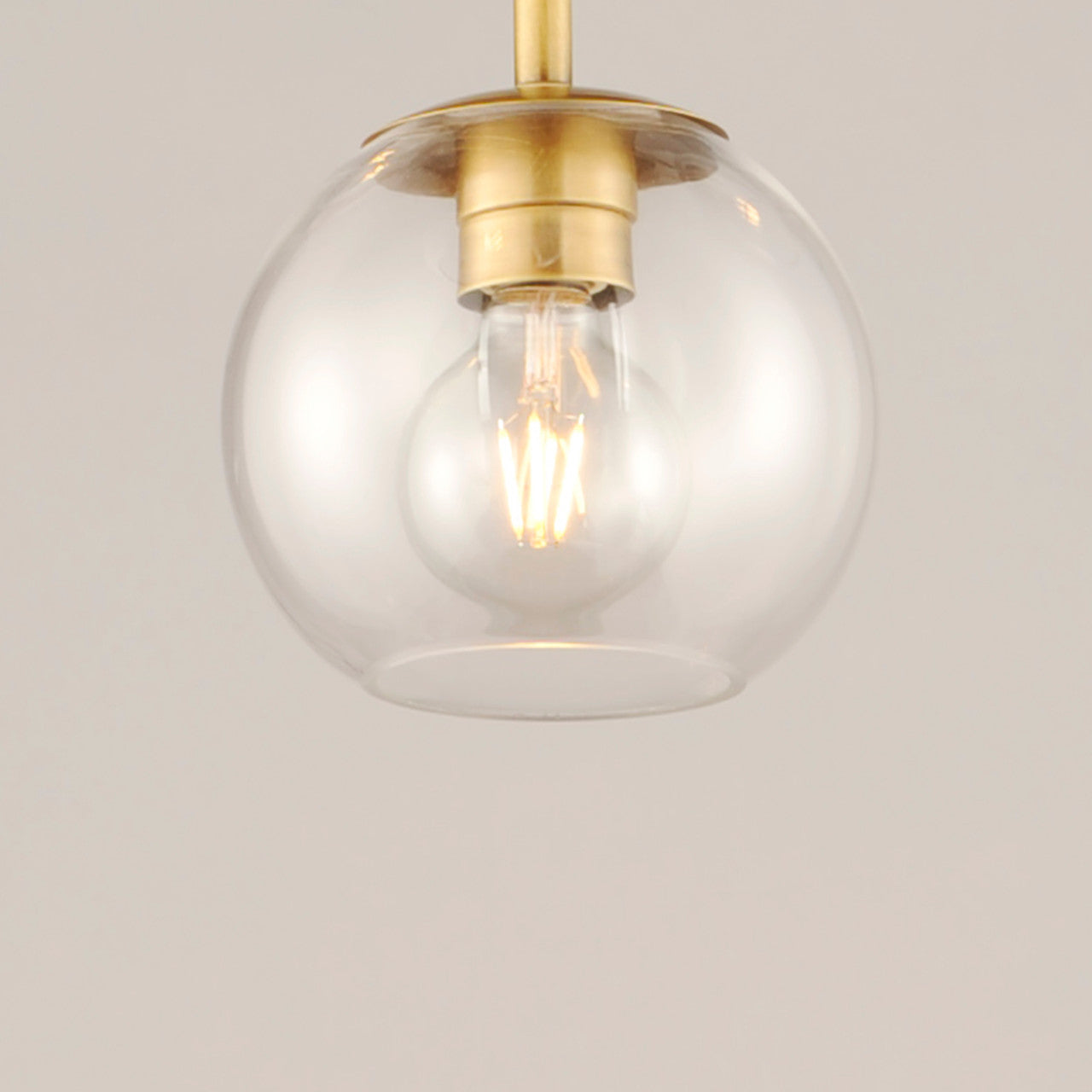 Maxim Branch 6-Light Pendant in Natural Aged Brass 38416CLNAB