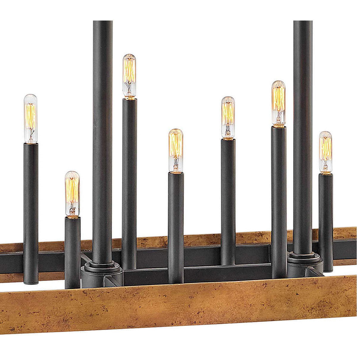 Hinkley Lighting Wells Eighteen Light Linear Weathered Brass 3868WA