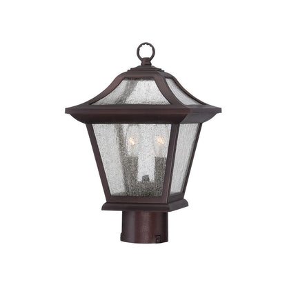 Acclaim Lighting Aiken 2-Light Architectural Bronze Post Mount Light in Architectural Bronze 39017ABZ