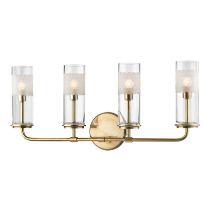 Hudson Valley Lighting Wentworth Bath & Vanity in Aged Brass 3904-AGB