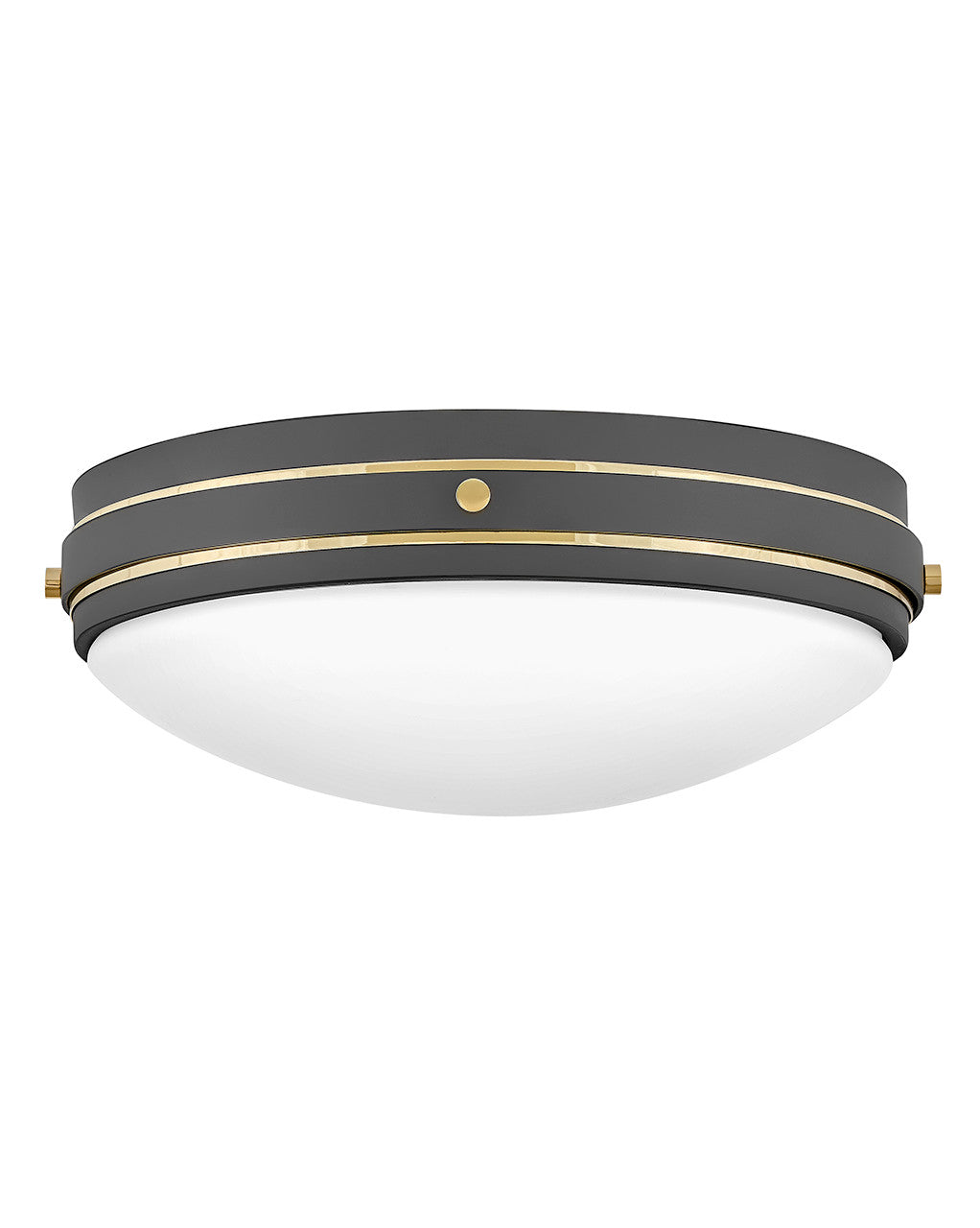 Hinkley Lighting Oliver Medium Flush Mount in Dark Matte Grey 39053DMG