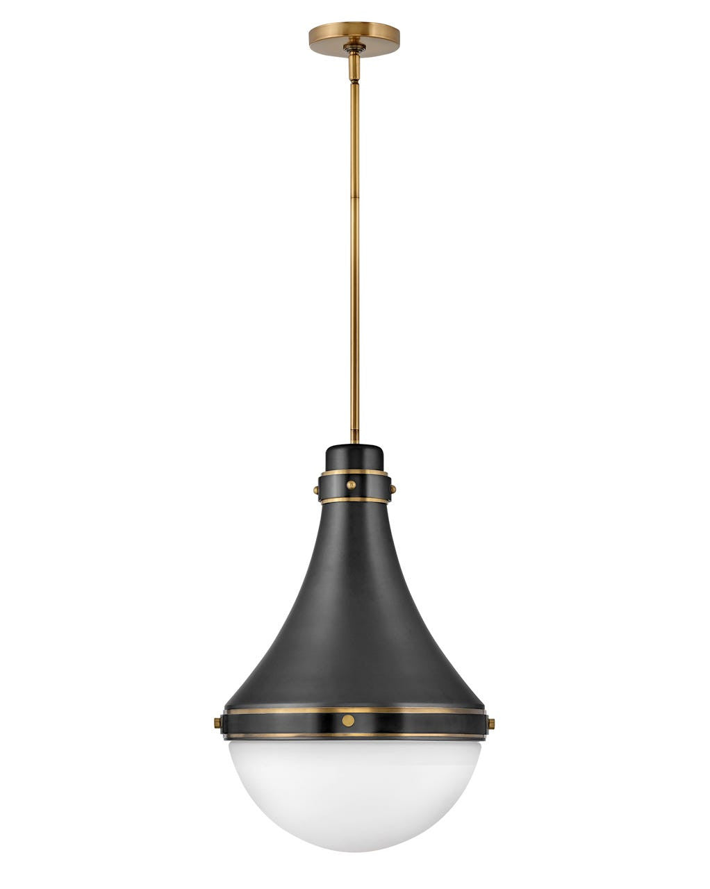 Hinkley Lighting Oliver Medium Pendant Black 39054BK