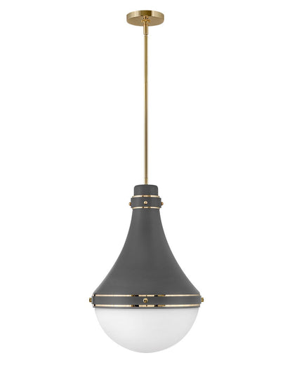 Hinkley Lighting Oliver Medium Pendant Dark Matte Grey 39054DMG