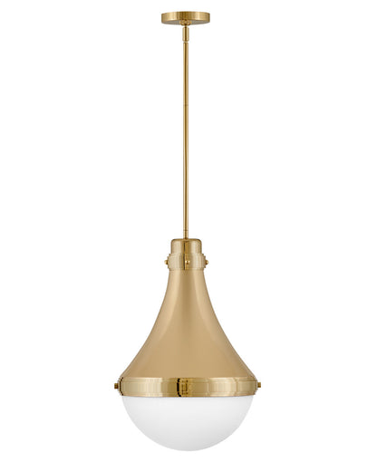 Hinkley Lighting Oliver Medium Pendant in Bright Brass 39054BBR