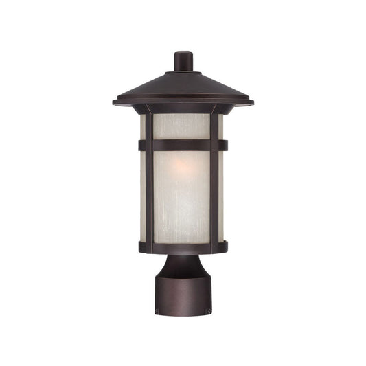 Acclaim Lighting Phoenix 1-Light Architectural Bronze Post Mount Light in Architectural Bronze 39107ABZ