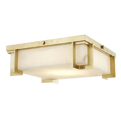 Hudson Valley Lighting Delmar Flush Mount in Aged Brass 3913-AGB