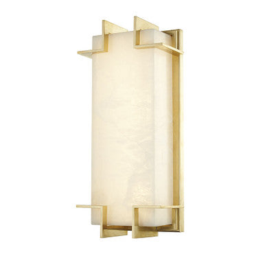 Hudson Valley Lighting Delmar Wall Sconce in Aged Brass 3915-AGB