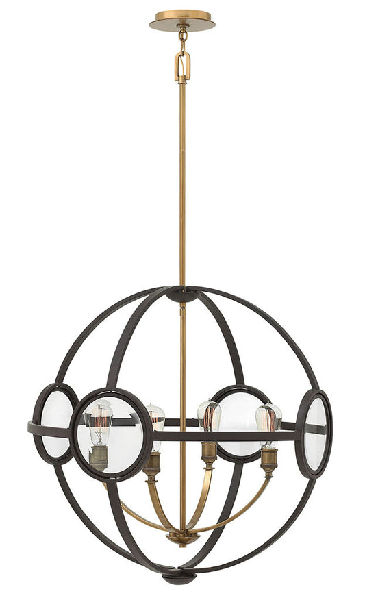 Hinkley Lighting Fulham Medium Orb Buckeye Bronze 3924KZ