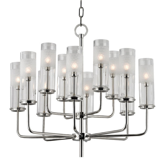 Hudson Valley Lighting Wentworth Chandelier in Polished Nickel 3925-PN