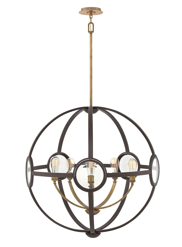 Hinkley Lighting Fulham Large Orb Buckeye Bronze 3925KZ