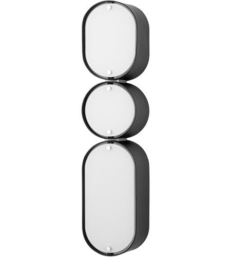 Corbett Lighting3 Light Wall Sconce in Steel 393-03-SBK/SS