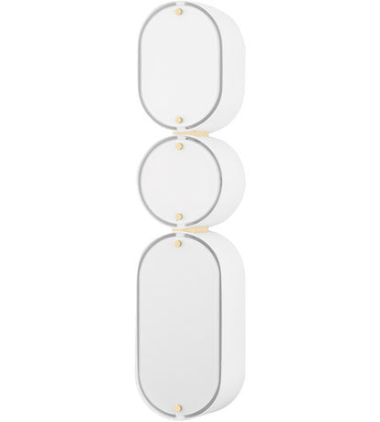 Corbett Lighting3 Light Wall Sconce in Steel 393-03-SWH/VB