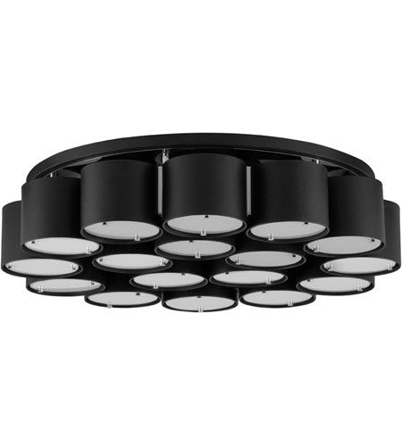 Corbett Lighting17 Light Flush Mount in Steel 393-26-SBK/SS