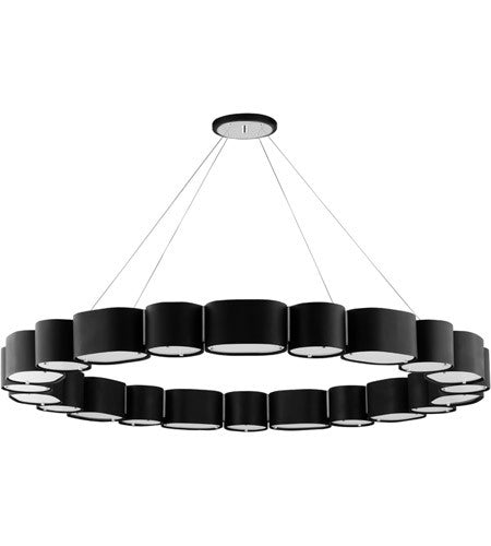 Corbett Lighting22 Light Chandelier in Steel 393-50-SBK/SS