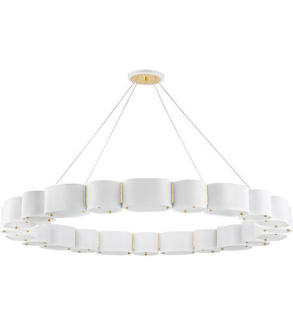 Corbett Lighting22 Light Chandelier in Steel 393-50-SWH/VB