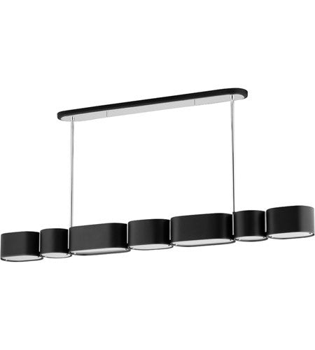 Corbett Lighting7 Light Island Light in Steel 393-54-SBK/SS