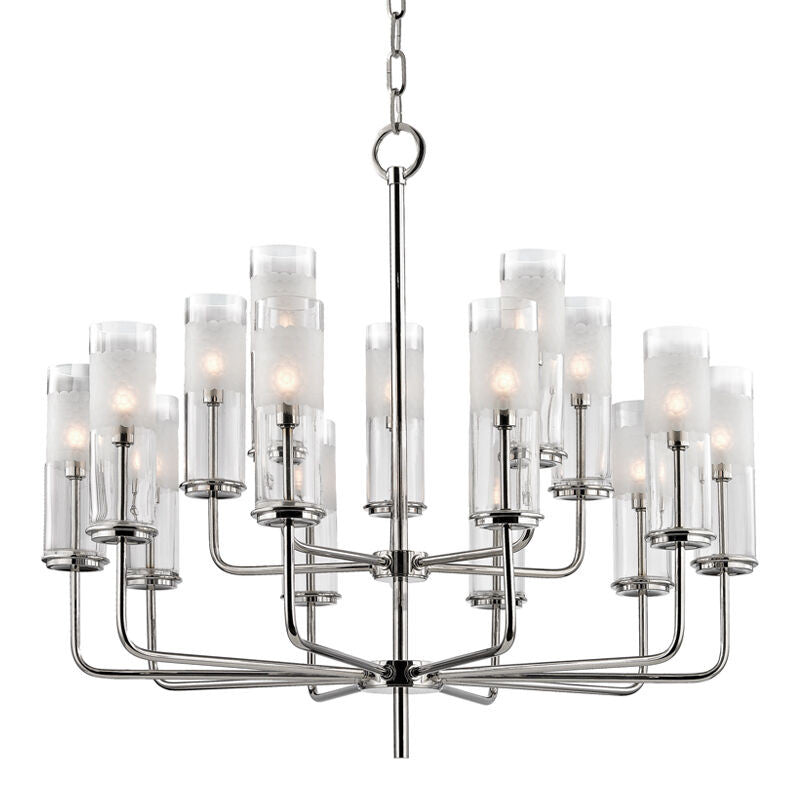 Hudson Valley Lighting Wentworth Chandelier in Polished Nickel 3930-PN