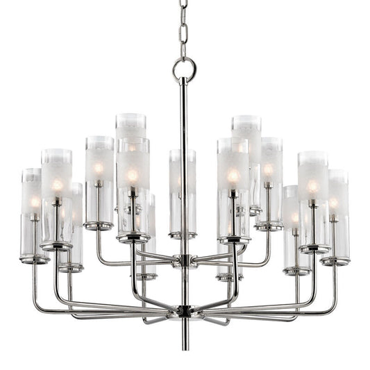 Hudson Valley Lighting Wentworth Chandelier in Polished Nickel 3930-PN