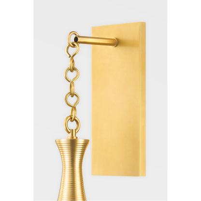 Hudson Valley Lighting Southold Wall Sconce in Aged Brass 3931-AGB