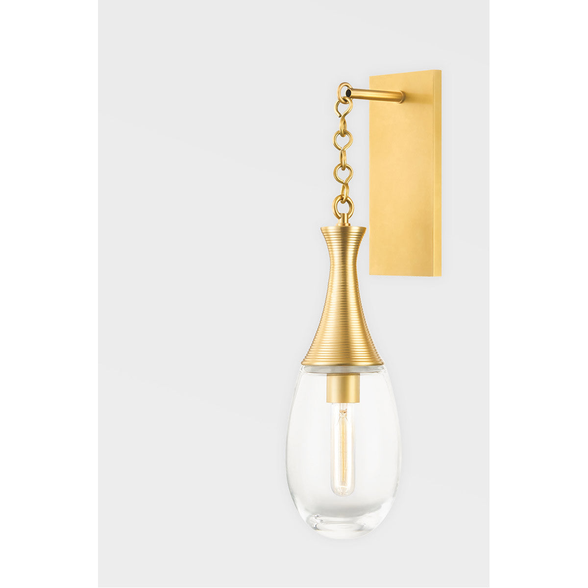 Hudson Valley Lighting Southold Wall Sconce in Aged Brass 3931-AGB