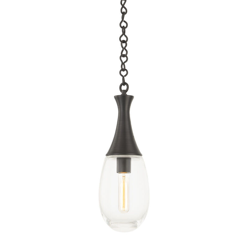 Hudson Valley Lighting Southold Pendant in Black Brass 3936-BBR