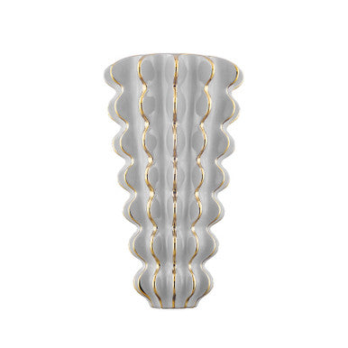 Corbett Lighting Esperanza Wall Sconce in Ceramic Gloss Gray 394-02-CGG