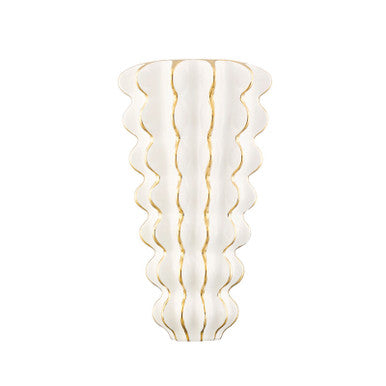 Corbett Lighting Esperanza Wall Sconce in Ceramic Gloss White 394-02-CGW