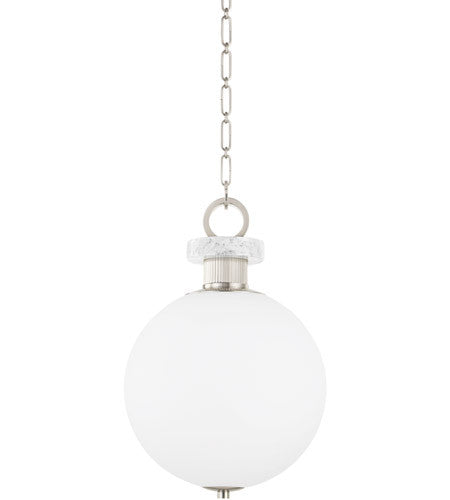 Corbett Lighting1 Light Small Pendant in Steel 395-13-BN