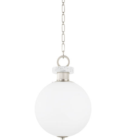 Corbett Lighting1 Light Small Pendant in Steel 395-13-BN