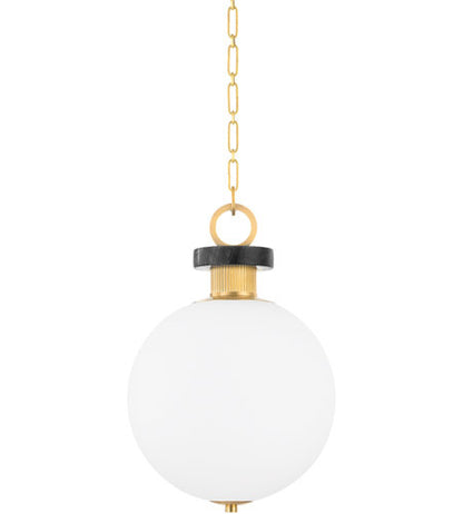 Corbett Lighting1 Light Small Pendant in Steel 395-13-VB