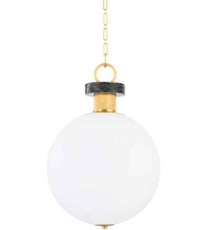 Corbett Lighting1 Light Large Pendant in Steel 395-18-VB