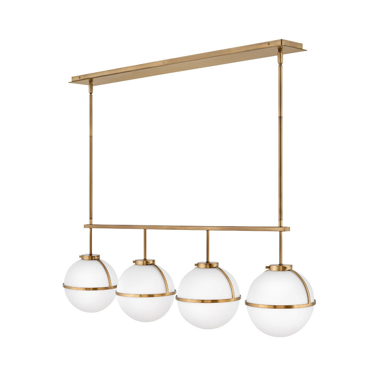 Hinkley Lighting Hollis Four Light Linear Heritage Brass 39675HB