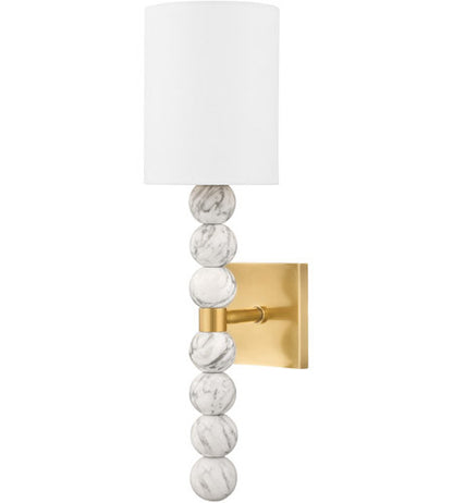 Corbett Lighting1 Light Wall Sconce in Steel 397-01-VB