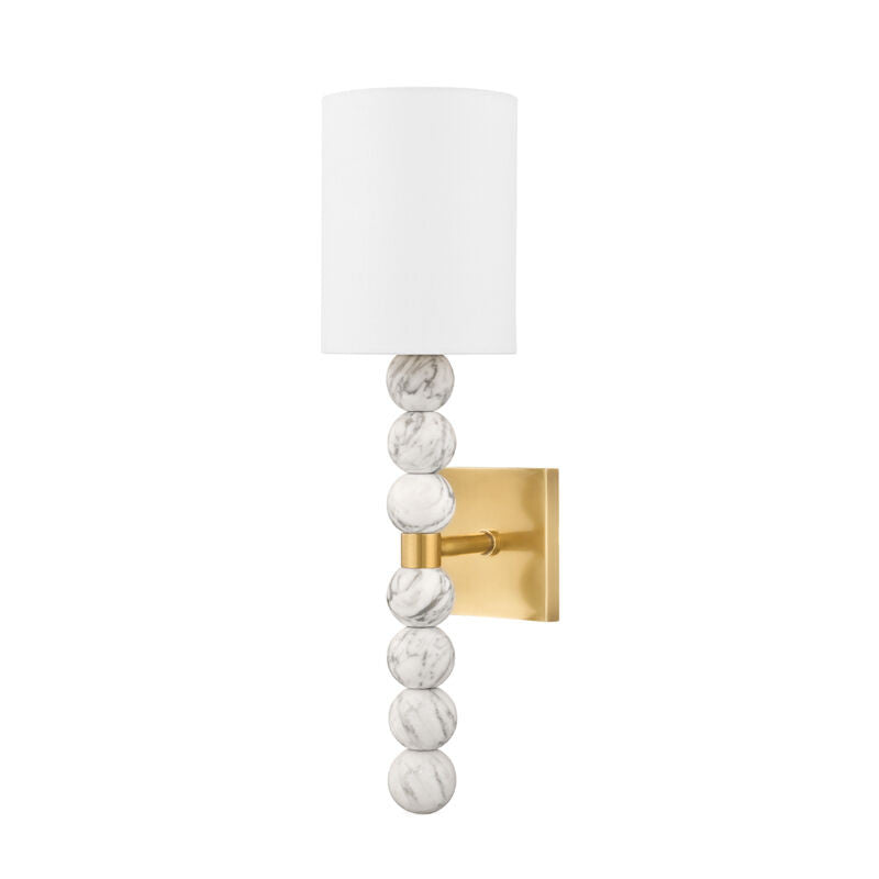 Corbett Lighting Kodiak Wall Sconce in Vintage Brass 397-01-VB