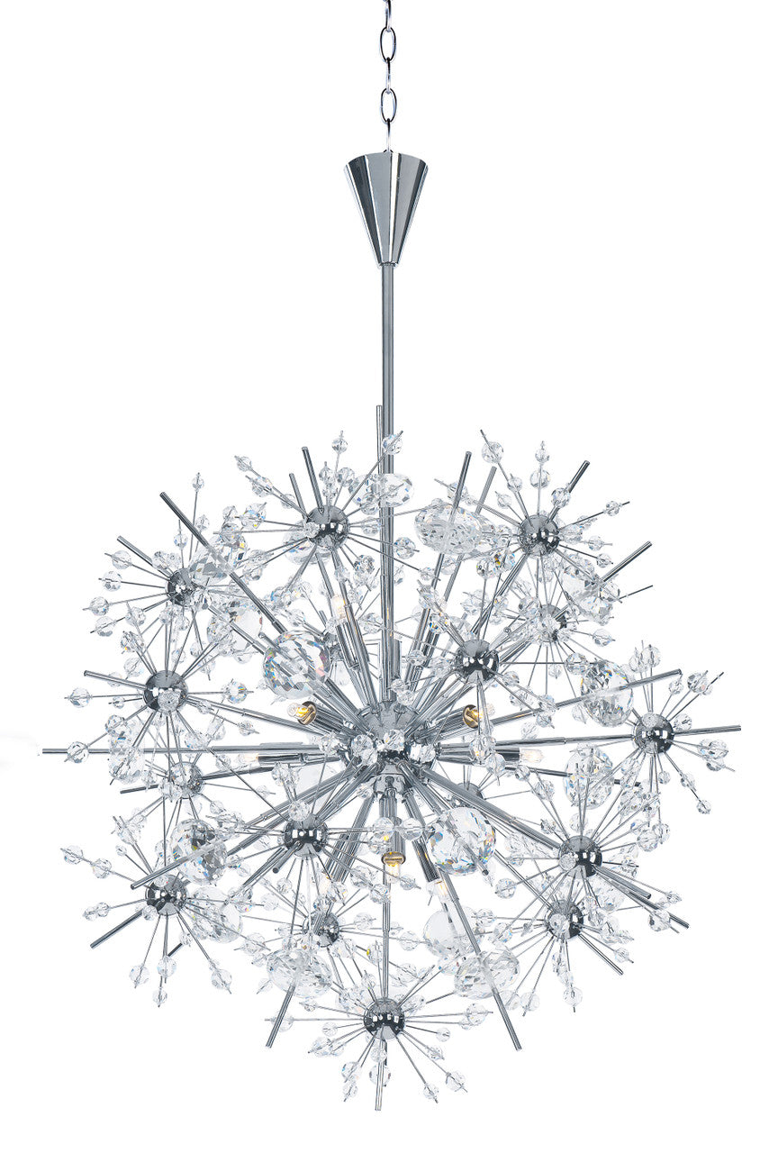 Maxim Starfire 11-Light Chandelier in Polished Chrome 39745BCPC