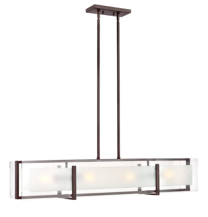 Hinkley Lighting Latitude Four Light Linear Oil Rubbed Bronze 3996OZ