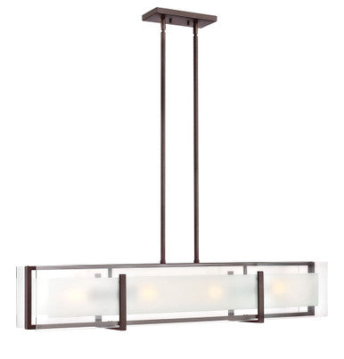 Hinkley Lighting Latitude Four Light Linear Oil Rubbed Bronze 3996OZ