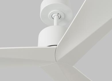 Visual Comfort Fan Adler 52" Ceiling Fan - Matte White, Handheld Remote, 6-speed, Reverse, indoor/outdoor 3ADR52RZW