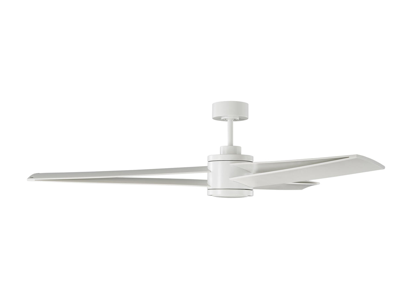 Visual Comfort Fan Armstrong 60" LED Ceiling Fan - Matte White, Handheld Remote, 6-speed, Reverse and Dimmer, indoor/outdoor 3AMR60RZWD