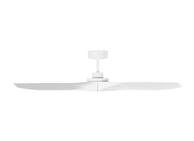 Visual Comfort Fan Collins 52" Ceiling Fan - Matte White, Handheld Remote, 6-speed, Reverse, indoor/outdoor 3CLNCSM52RZW