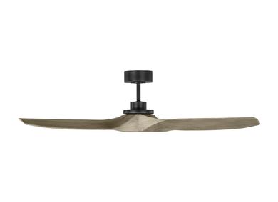 Visual Comfort Fan Collins 52" Ceiling Fan - Aged Pewter, Handheld Remote, 6-speed, Reverse, indoor/outdoor 3CLNSM52AGP