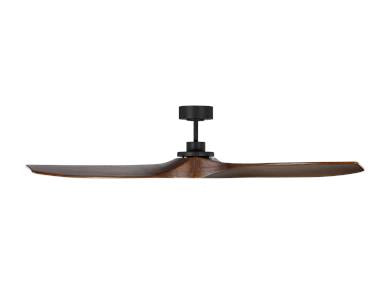 Visual Comfort Fan Collins 60" Ceiling Fan - Midnight Black, Handheld Remote, 6-speed, Reverse, indoor/outdoor 3CLNSM60MBK