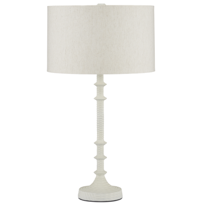 Currey & Co. Gallo White Table Lamp 6000-0868