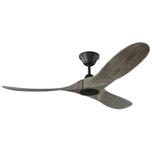 Visual Comfort Fan Maverick 52" Ceiling Fan - Aged Pewter, Handheld Remote, 6-speed, Reverse, indoor/outdoor 3MAVR52AGP