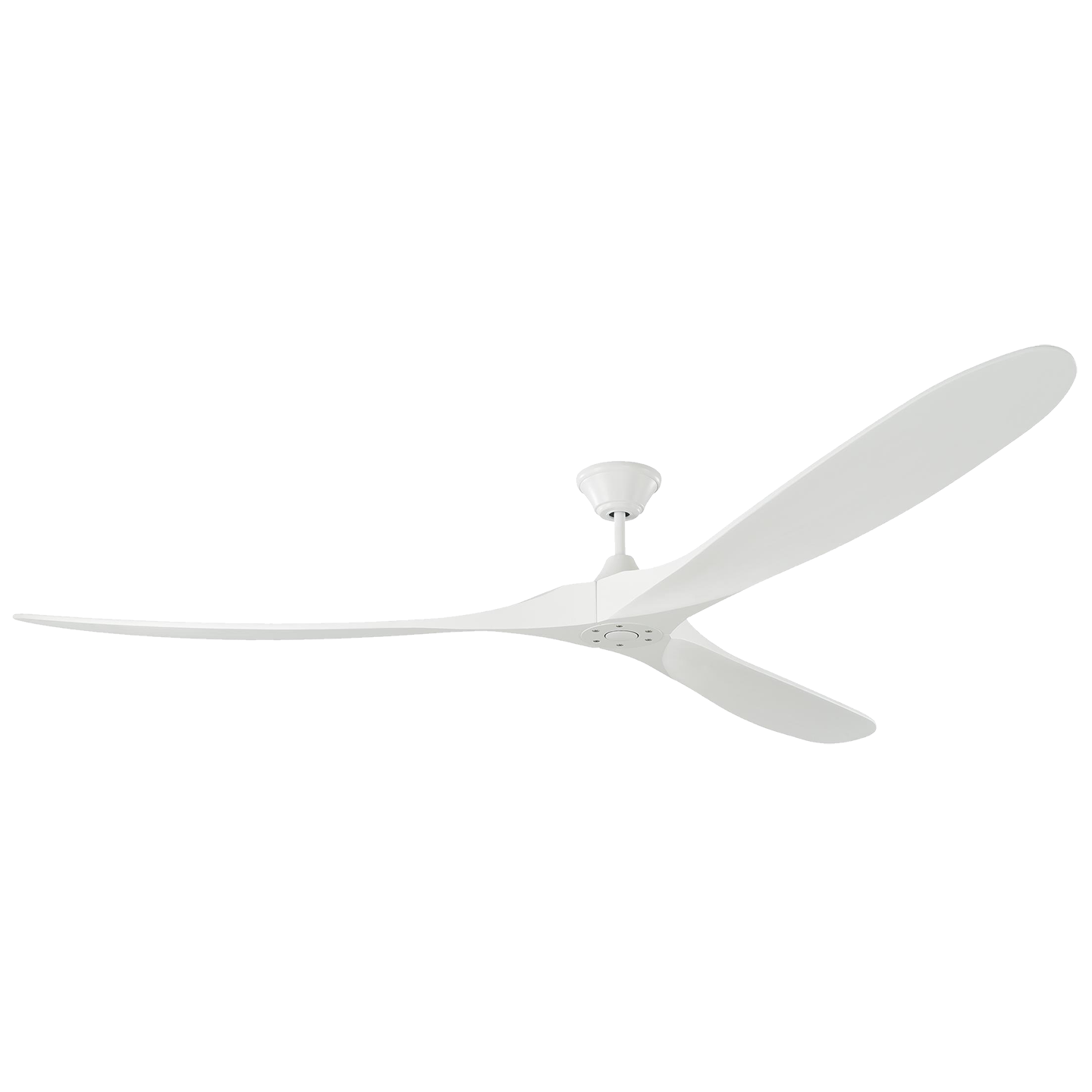 Visual Comfort Fan Maverick 88" Ceiling Fan - Matte White, Handheld Remote, 6-speed, Reverse, indoor/outdoor 3MAVR88RZW