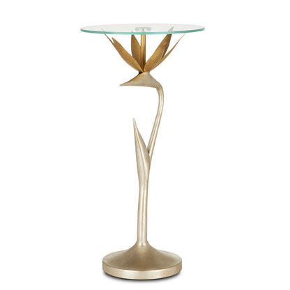 Currey & Co. Paradiso Gold & Silver Accent Table 4000-0147